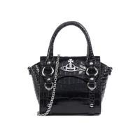 Vivienne Westwood Betty Embossed Croc Mini Borsa a tracolla nero, pelle, donna