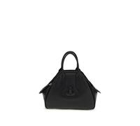 Vivienne Westwood Black Calf Leather Bos Taurus Shoulder Bag