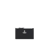 Vivienne Westwood Black Calf Leather Bos Taurus Wallet