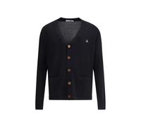 Vivienne Westwood Black Fleece Wool Cardigan - M