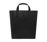 Vivienne Westwood - Borsa Tote Media Nera con Logo - - Bags - Donna - Nero - ONE SIZE