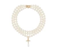 Vivienne Westwood - Choker a Tre Fili di Perle - - Accessories - Donna - Bianco - ONE SIZE