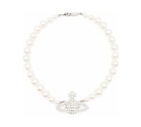 Vivienne Westwood - Choker a una fila di perle - - Accessories - Donna - Grigio - ONE SIZE