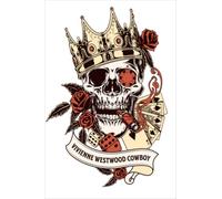 Vivienne Westwood Cowboy Gift For Cowboy Skull Lovers Notebook: Journal 6 x 9, 100 Page Blank Lined Paperback For Pug Lovers