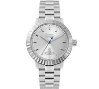 Vivienne Westwood Dulwich 34mm Orologio al quarzo da donna, Argento, Bracciale