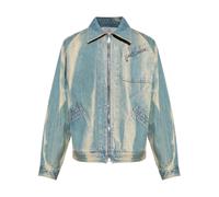 Vivienne Westwood - Giacche Faded Wash Zip Blu Chiaro - - Jackets - Uomo - Blu - M