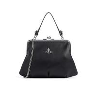 Vivienne Westwood Granny Frame Grain Borsa a tracolla nero, pelle sintetica, donna