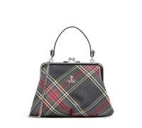 Vivienne Westwood Granny Frame Saffiano Printed Borsa a mano multicolore, pelle sintetica, donna