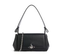 Vivienne Westwood Hazel Grain Medium Borsa a spalla nero, pelle sintetica, donna