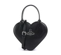 Vivienne Westwood Josephine Heart Embossed Croc Mini Borsa a mano nero, pelle, donna