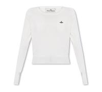 Vivienne Westwood, ,Knitwear ,Donna ,Beige ,M Maglione con logo