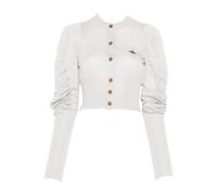 Vivienne Westwood, ,Knitwear ,Donna ,Grigio ,S Eli Cropped Cardi
