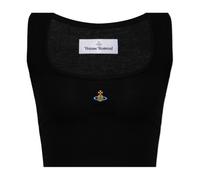 Vivienne Westwood - Logo Top - - Tops - Donna - Nero - M