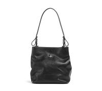Vivienne Westwood Lottie Supple Small Borsa hobo nero, pelle di pecora, donna