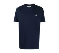 Vivienne Westwood - Magliette Blu con Logo Orb - - Tops - Uomo - Blu - M