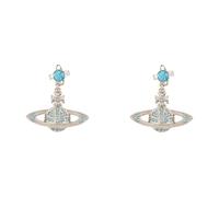 Vivienne Westwood - Mini Bas Relief Drop Earrings - - Accessories - Donna - Grigio - ONE SIZE