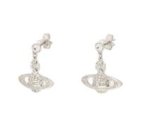 Vivienne Westwood - Mini Orecchini Pendenti Bas Relief - - Accessories - Donna - Grigio - ONE SIZE