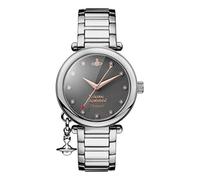 Vivienne Westwood Orb Diamond Ladies Quartz Watch with Silver Dial & Silver Stainless Steel Bracelet VV006GNSL