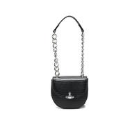 Vivienne Westwood - Orb Plaque Shoulder Bag - - Bags - Donna - Nero - ONE SIZE