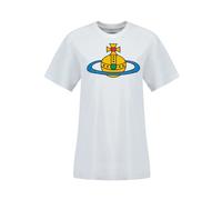 Vivienne Westwood, ,Tops ,Uomo ,Bianco ,S Oversized Orb Classic T-Shirt