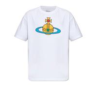 Vivienne Westwood, ,Tops ,Uomo ,Bianco ,S Oversized Orb Classic T-Shirt