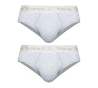 Vivienne Westwood - Pacco da 2 slip con logo - - Underwear - Uomo - Grigio - XL