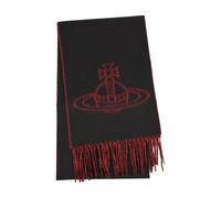 Vivienne Westwood - Sciarpa Logo Orb Double Face - - Accessories - Donna - Nero - ONE SIZE