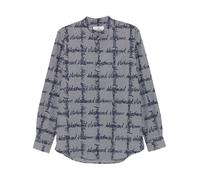 Vivienne Westwood, ,Shirts ,Uomo ,Grigio ,L Camicia a Quadri con Stampa Logo