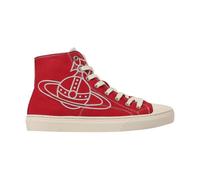 Vivienne Westwood, ,Shoes ,Uomo ,Rosso ,40 EU Orb HighTop Canvas Sneakers