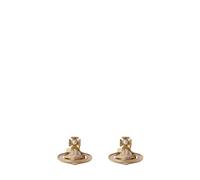 Vivienne Westwood - Simonetta Bas Relief Stud Earrings - - Accessories - Donna - Giallo - ONE SIZE