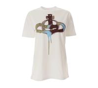 Vivienne Westwood - Spray Orb Classic T-Shirt - - Tops - Donna - Bianco - S