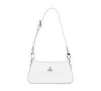Vivienne Westwood Tasha Embossed Croc Mini Borsa a spalla bianco, pelle, donna