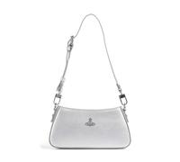 Vivienne Westwood Tasha Grain Borsa a spalla argento, pelle sintetica, donna