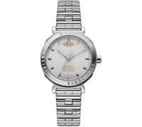 Vivienne Westwood The Chelsea - Orologio da donna al quarzo, quadrante argento/bianco e cassa e bracciale in acciaio inossidabile argentato