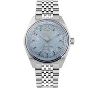 Vivienne Westwood The Sydenham VV251LBLSL - Orologio unisex al quarzo con quadrante azzurro e cassa e cinturino in acciaio inox argentato