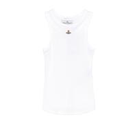 Vivienne Westwood - Top smanicato a coste - - Tops - Donna - Bianco - L