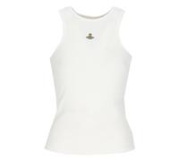 Vivienne Westwood, ,Tops ,Donna ,Bianco ,L Orb Tank Top