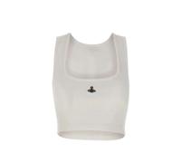 Vivienne Westwood, ,Tops ,Donna ,Bianco ,S Top Corto a Costine