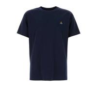 Vivienne Westwood, ,Tops ,Uomo ,Blu ,M Magliette Blu con Logo Orb