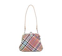 Vivienne Westwood Vivienne Heather Check Borsa a spalla multicolore, cotone, donna
