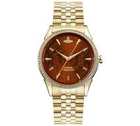 Vivienne Westwood The Wallace - Orologio da donna al quarzo con cinturino in acciaio inossidabile, Arancione, VV208RDGD-AMZUK