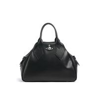 Vivienne Westwood Yasmine Grain Medium Borsa a mano nero, pelle sintetica, donna