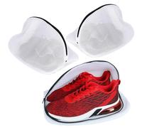 Vivifying 3 sacchetti per scarpe a rete, con chiusura lampo, per sneaker, calze, reggiseni