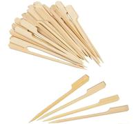 VIVIIHOO 100 Bastoncini per Finger Food spiedini di bambù grigliate spiedini di bambù Snack alla Frutta Bastoncini da Dessert (15 cm)