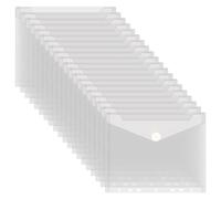 VIVIIHOO 25 Buste Porta Documenti A5 Forate, Buste Trasparenti A5, Raccolta Documenti A5, Fogli Trasparenti A5, Tasca Portadocumenti A5, Custodia Documenti A5, Cartella A5