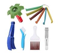 VIVIIHOO 6 Pezzi Kit Pulizia Asciugatrice - Spazzola per Pulire Filtro Asciugatrice,Pettine Radiatore, Spazzola Pulizia Alette Asciugatrice, Pulizia Filtro Asciugatrice, Facile da Usare