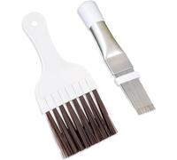 VIVIIHOO a 2 Pezzi Spazzola Pulizia Asciugatrice Kit Pulizia Asciugatrice- Spazzola per Filtro Asciugatrice, Spazzola Alette Condensatore e Pettine Raddrizzatore, Strumento Multifunzione per Pulizia