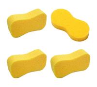 VIVIIHOO Juego de 4 Esponjas para Lavar El Coche, Estructura de Panal Que Cuida la Pintura, Super Absorbentes, 22 x 11 x 4.5 cm para Coche, Barco, Cocina, Hogar
