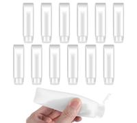 VIVIIHOO Juego de Botellas de Viaje Recargables, 10 Piezas de 30ml, Recipientes Herméticos para Champú, Gel de Ducha y Loción