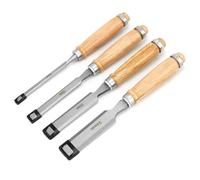 VIVIIHOO Juego de Cinceles para Madera y Sierra Japonesa de Mano Set de Herramientas de Carpintería con Tope de Golpe y Mango Ergonómico
